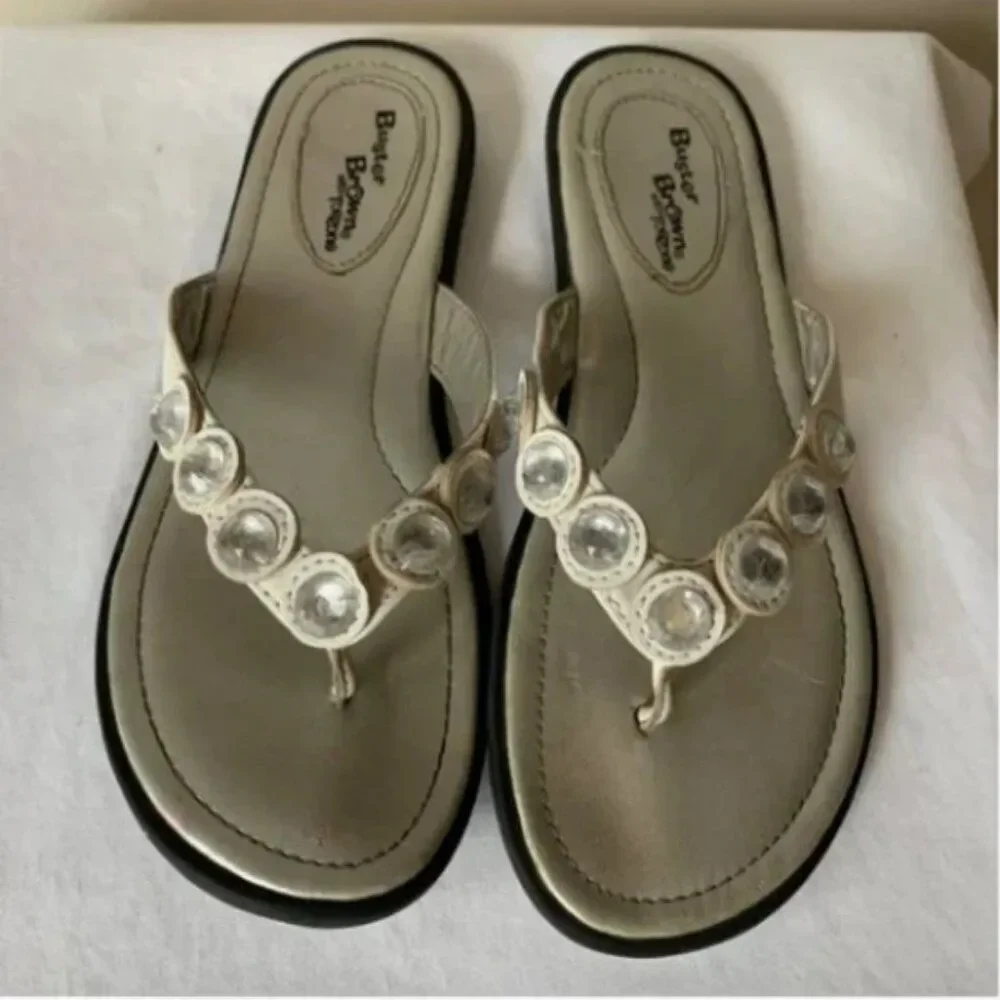 Buster Brown Girl's Sandals White Size 4